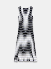 Mint Velvet Blue Striped Jersey Maxi Dress - Image 1 of 8
