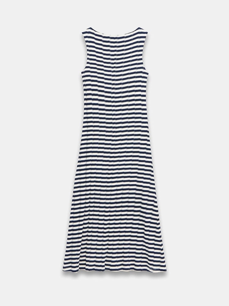 Mint Velvet Blue Striped Jersey Maxi Dress - Image 1 of 8 Mint Velvet Blue Striped Jersey Maxi Dress - Image 1 of 8