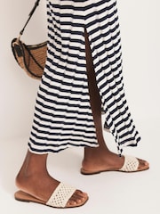Mint Velvet Blue Striped Jersey Maxi Dress - Image 6 of 8