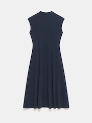 Mint Velvet Blue Jersey Midi Dress - Image 8 of 8