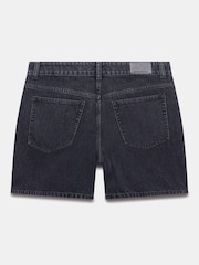 Mint Velvet Black Washed Denim 100% Cotton Shorts - Image 7 of 7