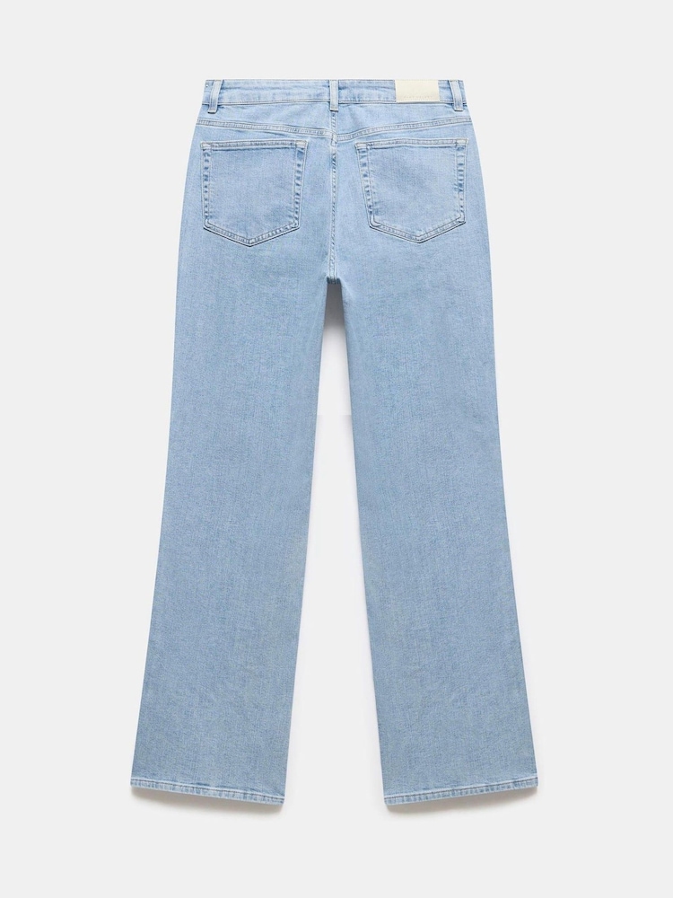 Mint Velvet Blue Relaxed Straight Jeans - Image 7 of 7