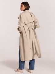 Mint Velvet Natural Double Breasted Trench Coat - Image 2 of 9