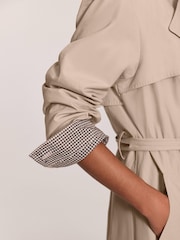 Mint Velvet Natural Double Breasted Trench Coat - Image 6 of 9