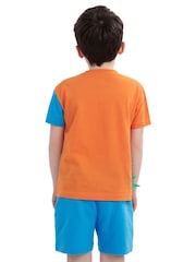 Character Blue Peppa Pig George Pig And Dinosaur T-Shirt And Shorts Outfit Set - Image 10 of 12