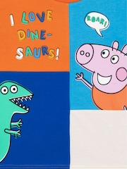 Character Blue Peppa Pig George Pig And Dinosaur T-Shirt And Shorts Outfit Set - Image 6 of 12