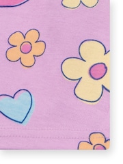Character Purple Girls Peppa Pig Short Sleeve 100% Cotton Dress - Image 5 of 11