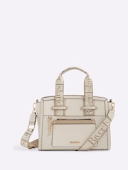 River Island Cream Webbing Handle Tote Bag - Image 1 of 6