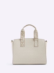 River Island Cream Webbing Handle Tote Bag - Image 2 of 6