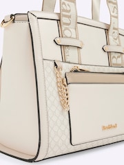 River Island Cream Webbing Handle Tote Bag - Image 4 of 6