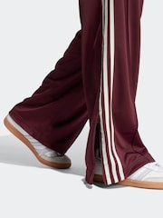 adidas Originals Burgundy/White Firebird Loose Joggers - Image 5 of 6