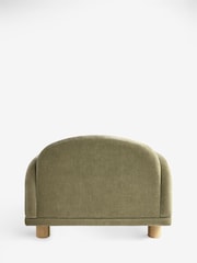 Relaxed Chenille Olive Green Avery Accent Chair - Image 9 of 10