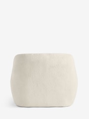 Teddy Shearling Natural Fergus Snuggle Chair - Image 8 of 9