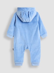 JoJo Maman Bébé Blue Peter Rabbit Velour Hooded All-In-One - Image 2 of 4