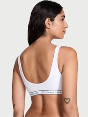Victoria's Secret White Cotton Wireless Scoop Bralette - Image 2 of 3