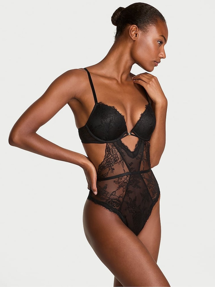 Victoria's Secret Black Bodysuit - Image 1 of 4