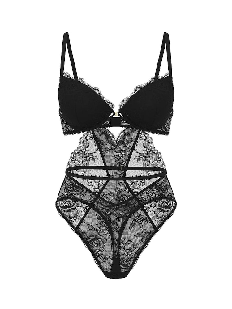 Victoria's Secret Black Bodysuit - Image 4 of 4