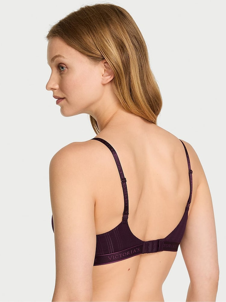 Victoria's Secret Winter Wine Purple Non Wired Lightly Lined Modal Bra - Image 2 of 3