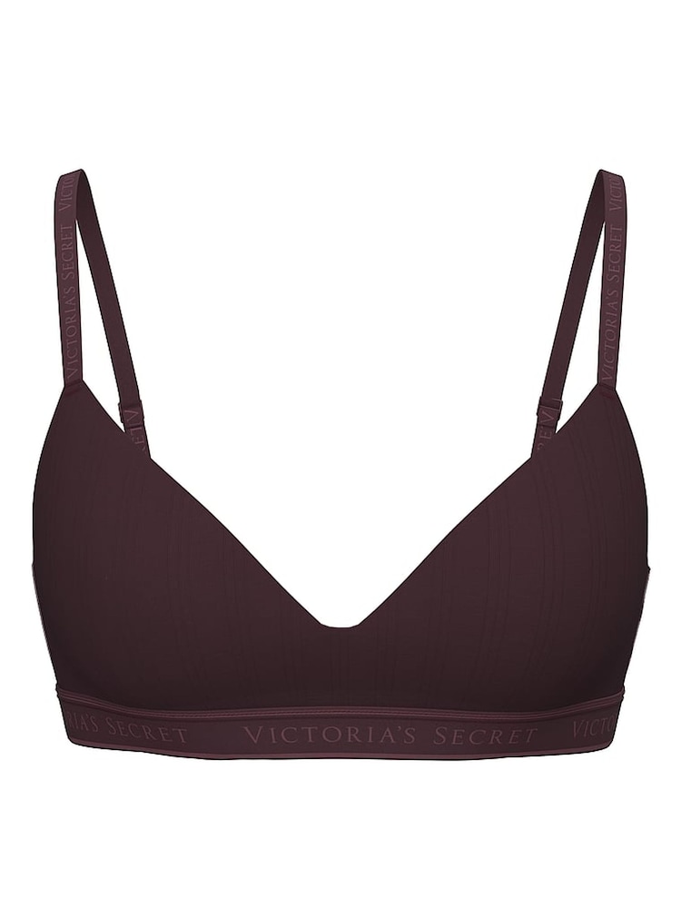 Victoria's Secret Winter Wine Purple Non Wired Lightly Lined Modal Bra - Image 3 of 3
