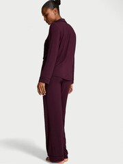 Victoria's Secret Winter Wine Purple Modal Long Pyjamas Set - Image 2 of 3
