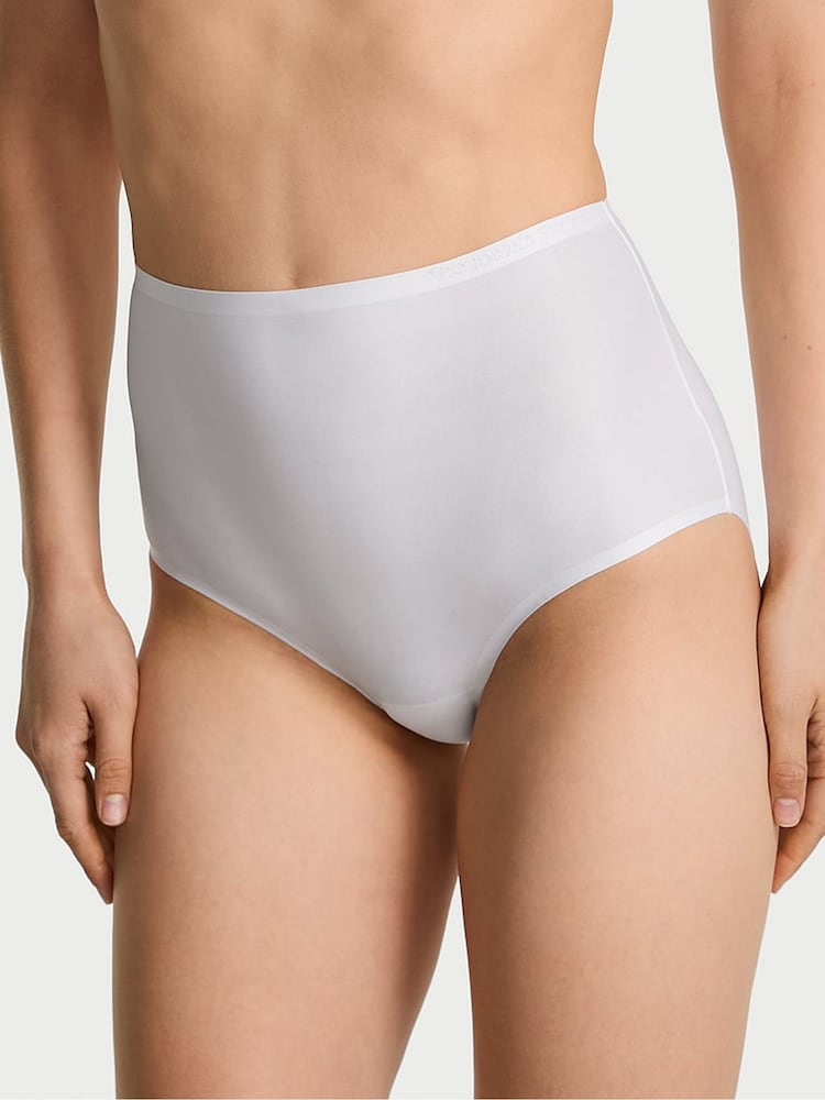 Victoria's Secret White Brief Mid-Rise Knickers - Image 1 of 2