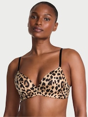 Victoria's Secret Leopard Brown Non Wired Push Up So Obsessed Bra - Image 1 of 3