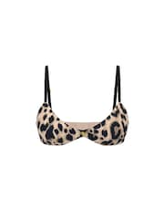 Victoria's Secret Leopard Brown Non Wired Push Up So Obsessed Bra - Image 3 of 3