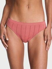 Victoria's Secret Seductive Rose Pink Stripe Bikini Knickers - Image 1 of 2