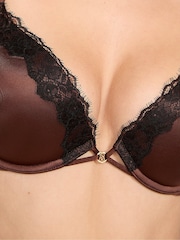 Victoria's Secret Ganache Nude Add 2 Cups Push Up Bombshell Lace Trim Bra - Image 4 of 5