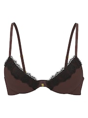 Victoria's Secret Ganache Nude Add 2 Cups Push Up Bombshell Lace Trim Bra - Image 5 of 5