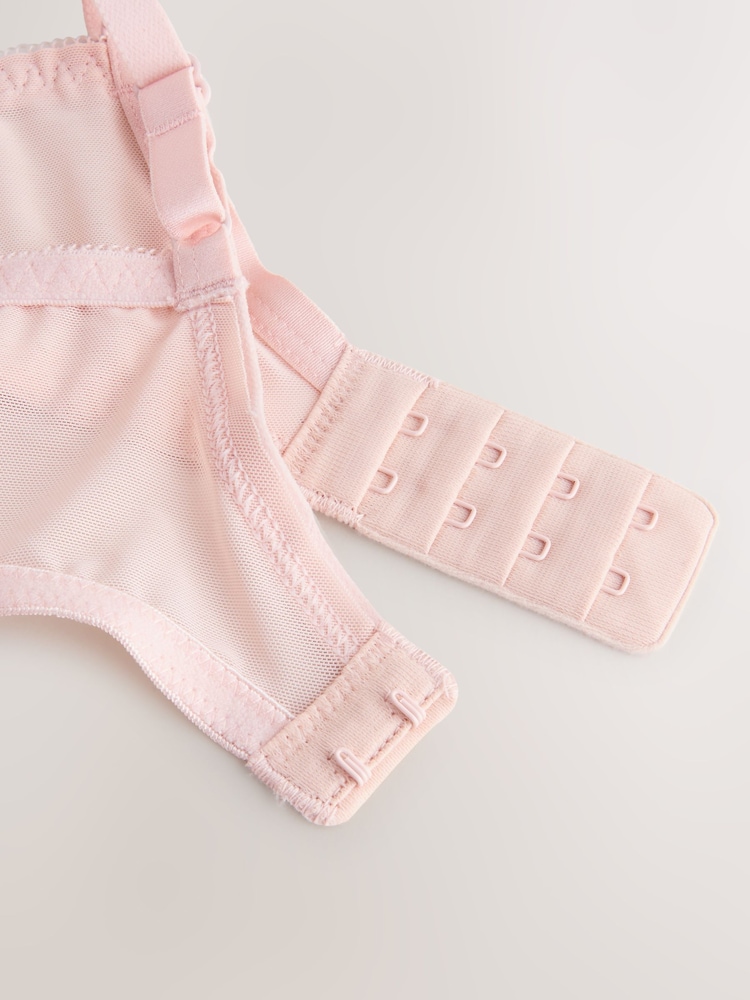 Navy/Cream Floral 2 Pack Non Pad Full Cup Bras - Image 11 of 11