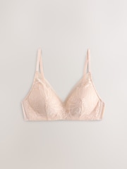 玫瑰色/粉紅色 - 蕾絲裝飾終極舒適內衣 2 件組 - 圖片 8，共 10