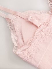 Black/Pink/Cream Bralette Seamless Bra - Image 11 of 11