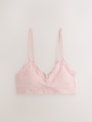 Black/Pink/Cream Bralette Seamless Bra - Image 8 of 11