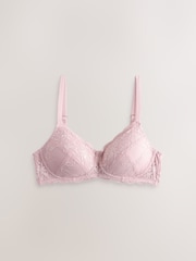 Light Pink Pad Non Wire Total Support Lace Bras - Image 1 of 4