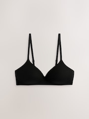 Nyeusi/Nyeusi/Nyeupe/Uchi wa Praline - Pakiti ya Sidiria za Pamba 4 - Picha 2 kati ya 7