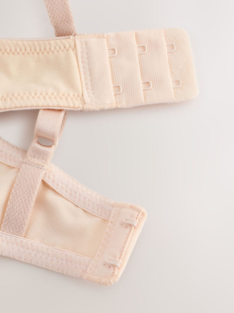 Чорний/Чорний/Білий/Праліне тілесний - Бавовняні бюстгальтери 4 Пак - Image 7 of 7 Чорний/Чорний/Білий/Праліне тілесний - Бавовняні бюстгальтери 4 Пак - Image 7 of 7