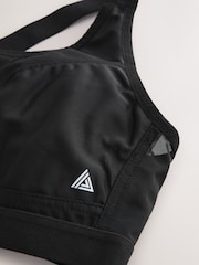 שחור - מארז של 2 חולצות בטן ספורטיביות בעלות תמיכה גבוהה בחזה עם טכנולוגיית Dry Tech - תמונה 11 מתוך 11