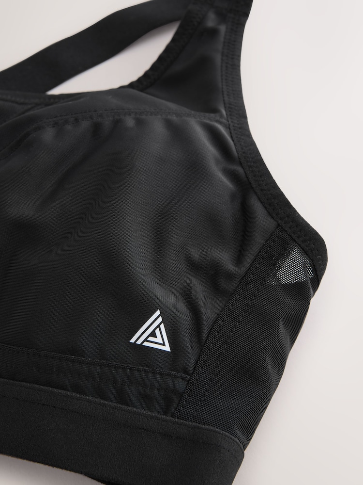 שחור - מארז של 2 חולצות בטן ספורטיביות בעלות תמיכה גבוהה בחזה עם טכנולוגיית Dry Tech - תמונה 11 מתוך 11