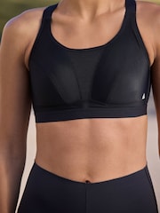 Black Active Sports High Impact Dry Tech Crop Tops 2 Pack - Image 4 of 6