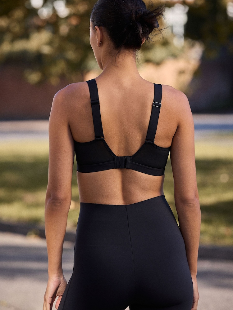 Black Active Sports High Impact Dry Tech Crop Tops 2 Pack - Image 6 of 6 Black Active Sports High Impact Dry Tech Crop Tops 2 Pack - Image 6 of 6