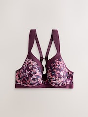Print B-G Active Sports High Impact Dry Tech Full Cup Wired Bra - Image 6 of 9
