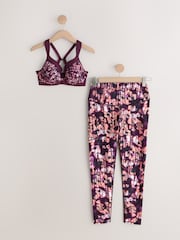 Print B-G Active Sports High Impact Dry Tech Full Cup Wired Bra - Image 7 of 9