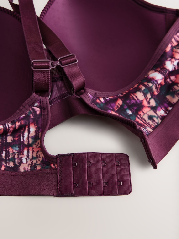 Print B-G Active Sports High Impact Dry Tech Full Cup Wired Bra - Image 9 of 9 Print B-G Active Sports High Impact Dry Tech Full Cup Wired Bra - Image 9 of 9