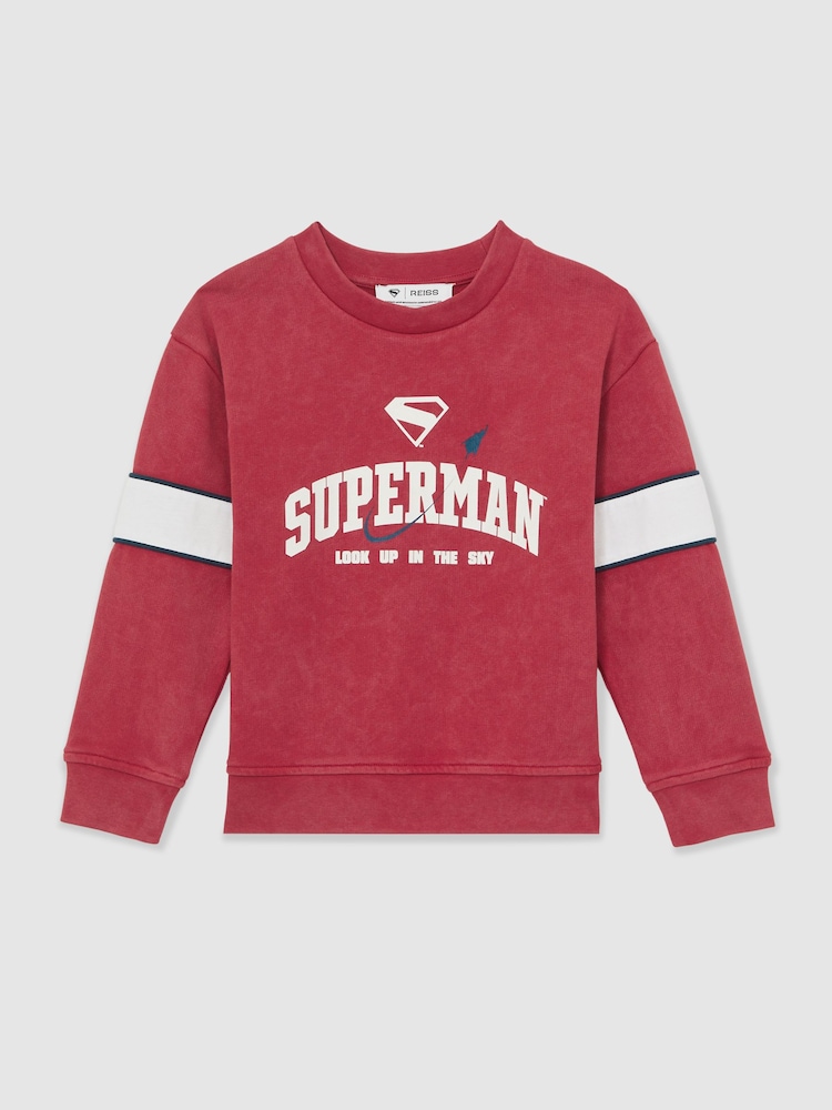 Reiss | Superman Cotton Logo Sweatshirt - Image 1 of 5