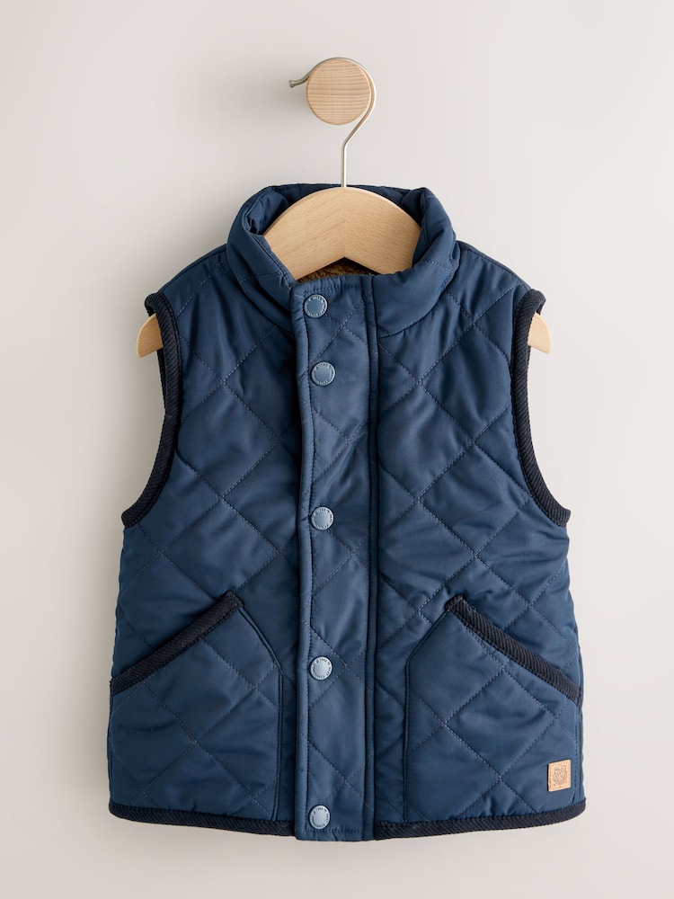 أزرق داكن - جيليه مبطن (3 أشهر - 7 سنوات) - Image 1 of 5 أزرق داكن - جيليه مبطن (3 أشهر - 7 سنوات) - Image 1 of 5