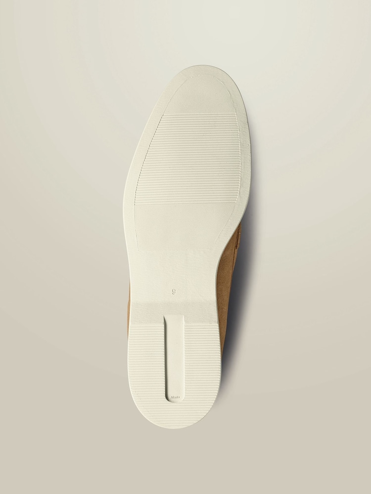 Charles Tyrwhitt Natural Slip On Loafers - Image 4 of 4