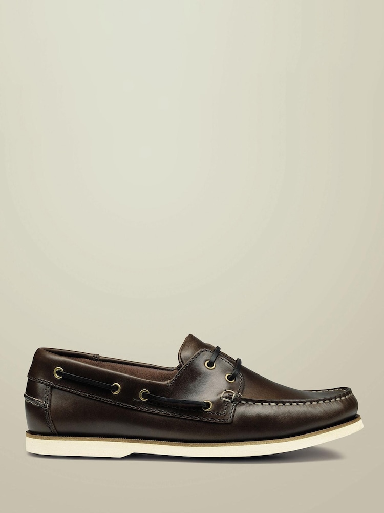Charles Tyrwhitt Brown Boat Shoes - Image 1 of 3