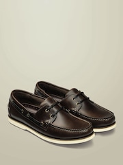 Charles Tyrwhitt Brown Boat Shoes - Image 2 of 3