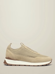 Charles Tyrwhitt Natural Knitted Trainers - Image 1 of 4